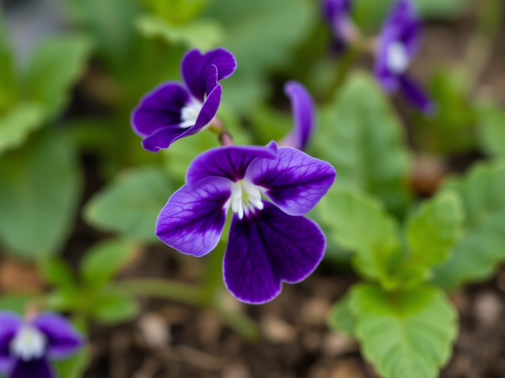 Planter la violette cornue