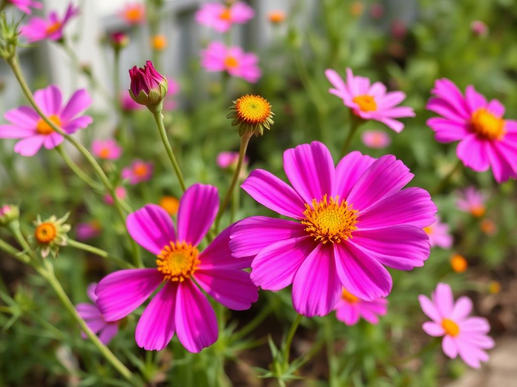 Planter le cosmos