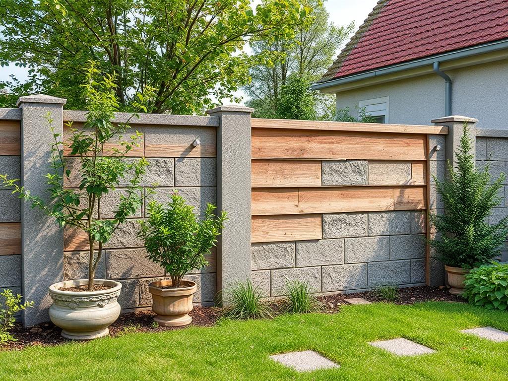 Bien assembler une clôture en béton au jardin