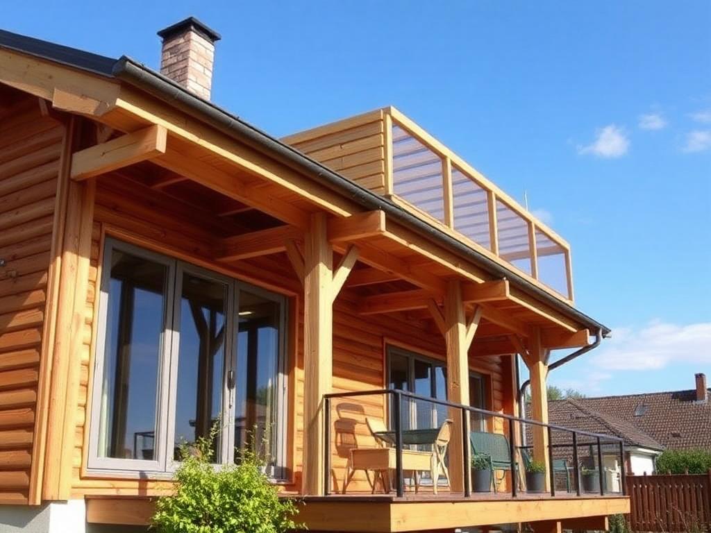 Comment faire une extension en bois sur un toit-terrasse existant