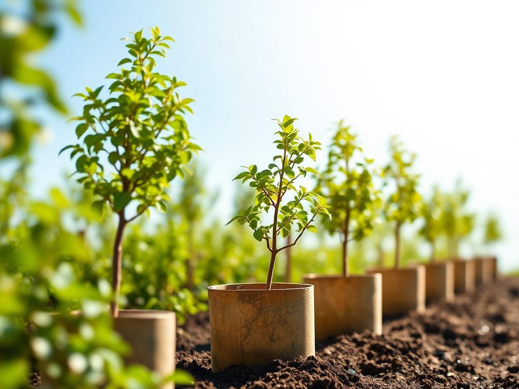 Planter des arbres économes en eau